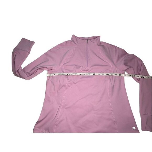 Apana light pink long sleeve 1/4 zip pullover - M - Picture 9 of 9